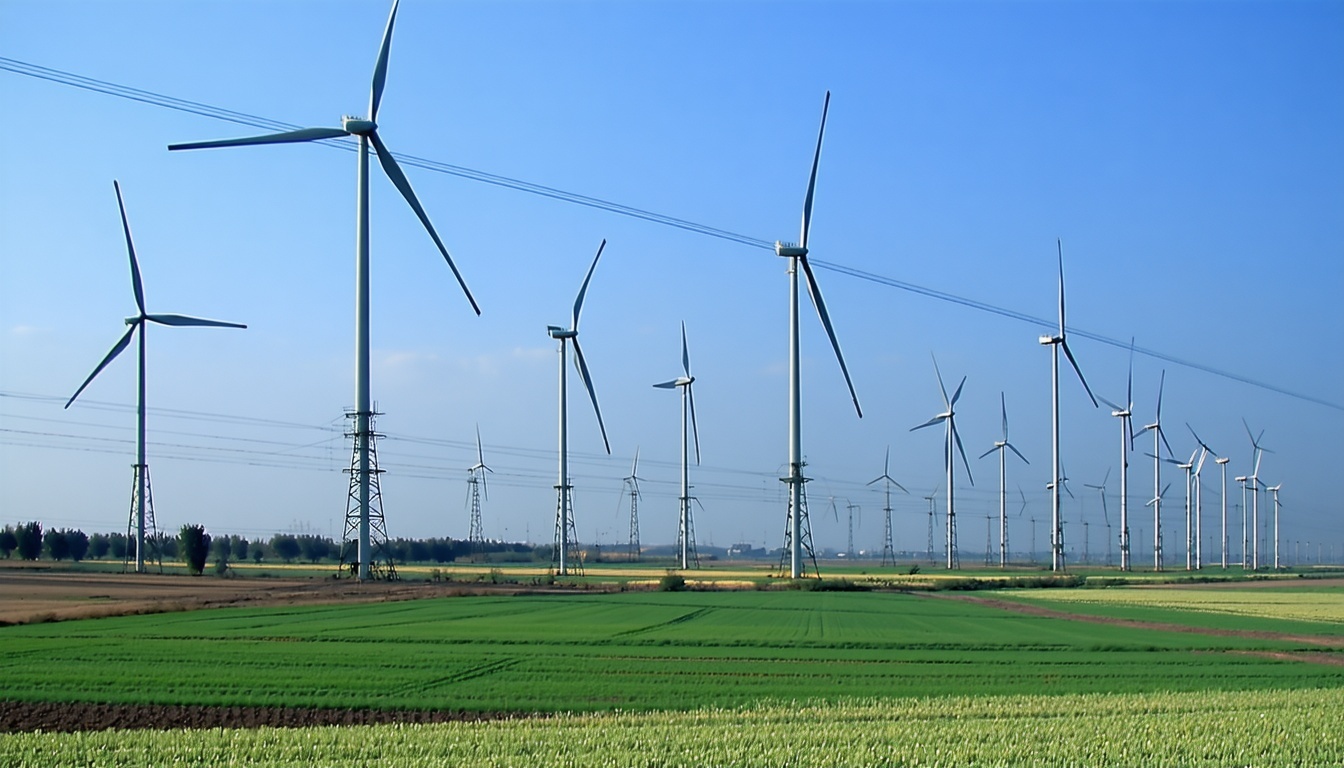 Wind energy project developed by Hindustan Power